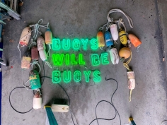 Hannah Cutts  Buoys Will Be Buoys, 2020 neon
