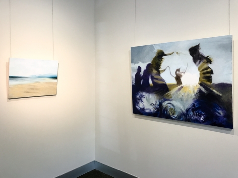 Shaun C. Murphy Nocturnal Flux exhibtion  Installation View 2017 Lone Goat gallery