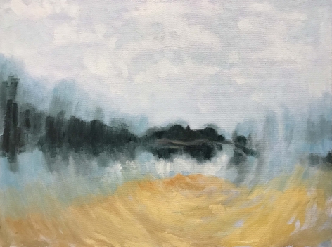 Shaun C. Murphy Dynamic Landscape 1, 2017 Oil on canvas 45 x 60 cm