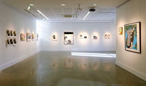 Jacob Boylan Dire Contact exhibition Installation View at Lone Goat Gallery 2020